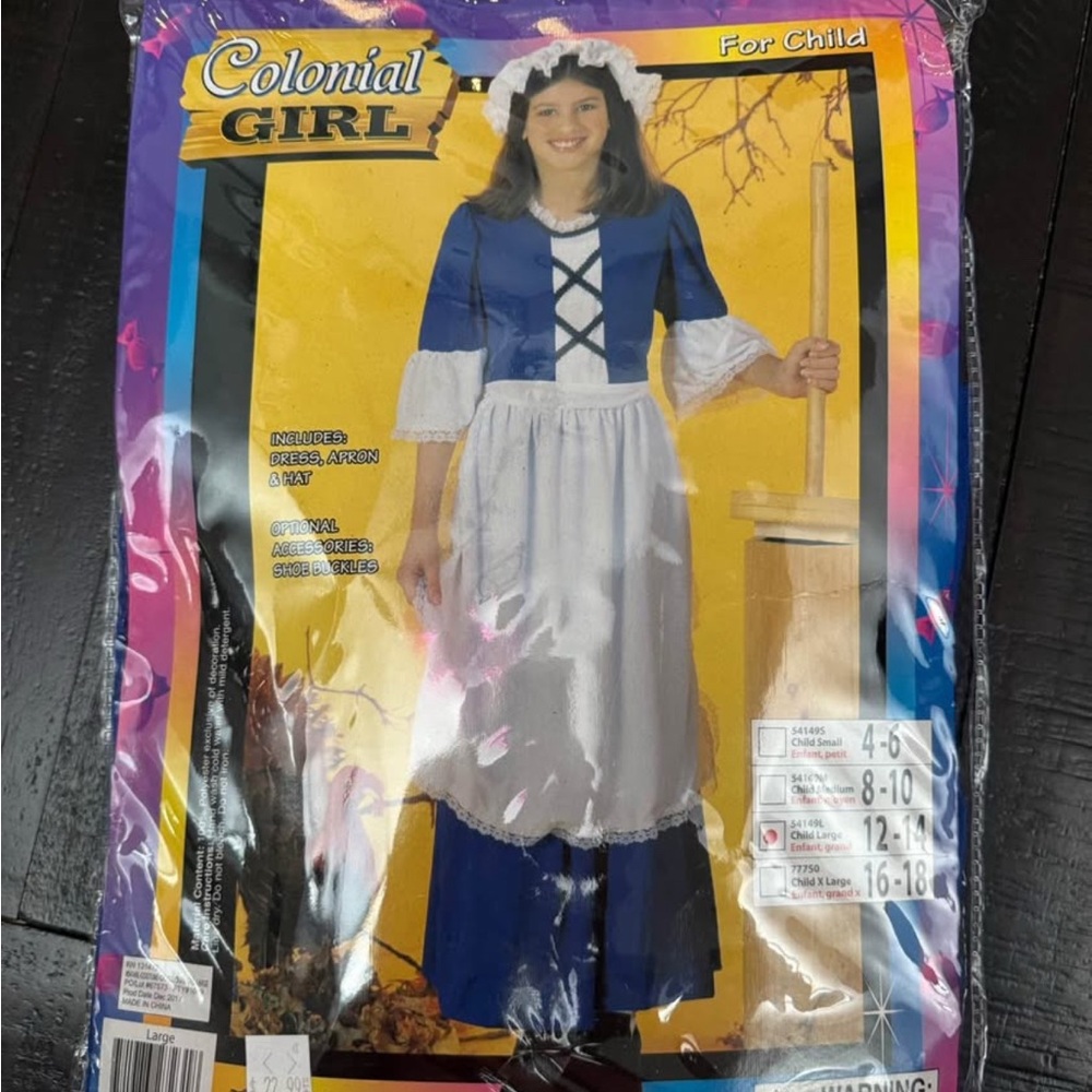 Kids Costume - Blue and White